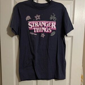 Stranger Things Kids Graphic Tee - Dark Blue